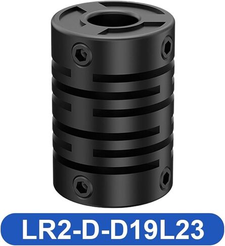 LR2-D-D19L23 Plastic Coupling LR2 D19L23 Motor Fiber Shaft Coupler Flexible 3D Printer Encoder Nylon Elasticity Cardan Joint Specific PU 1Pcs(LR2-D-D19L23-10X10) in Saudi Arabia
