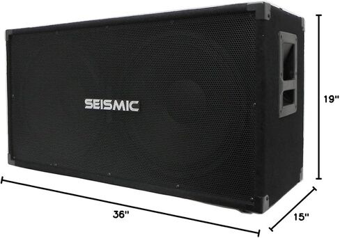 الصوت الزلزالي - 215 باس غيتار مكبر الصوت مجلس الوزراء 2x15 PA DJ 600 واط ثنائي in Saudi Arabia