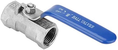 Ball Valve,1/4" NPT SS 304 Stainless Valves Ball Valves Steel Ball Valve Full Port 1000 WOG for Water Oil and Gas with Blue Locking Handles 0.25" Accessories(3/8"(3 points)) in Saudi Arabia