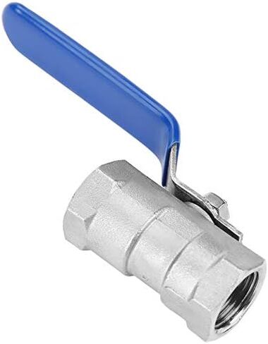 Ball Valve,1/4" NPT SS 304 Stainless Valves Ball Valves Steel Ball Valve Full Port 1000 WOG for Water Oil and Gas with Blue Locking Handles 0.25" Accessories(3/8"(3 points)) in Saudi Arabia