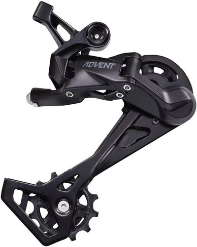 microSHIFT Advent Rear Derailleur - 9 Speed, Medium Cage, Black in Saudi Arabia