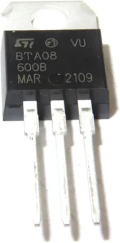 5pcs BTA08 BTA08-600B 600C 800C TO220 8A 600V 800V TRIAC TRIODE (BTA08-600C) in Saudi Arabia
