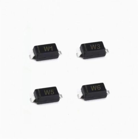 100PCS BZT52C3V3 BZT52C3V9 BZT52C4V3 W3/W5/W6 SOD123 1206 SMD Zener DIODE 3.3V 3.9V 4.3V (BZT52C3V3) in Saudi Arabia
