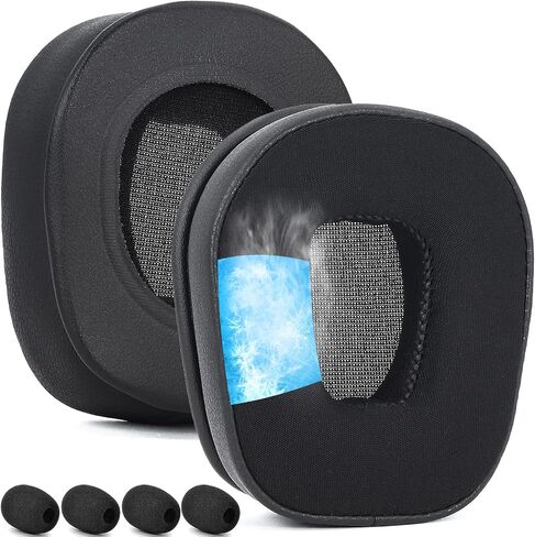 B350XT Ear Pads and Microphone Foam - defean Replacement Ear Cushions Compatible with BlueParrott B350-XT(B350XT B350 XT) Noise Cancelling Trucker Bluetooth Headset (Protein Leather) in Saudi Arabia