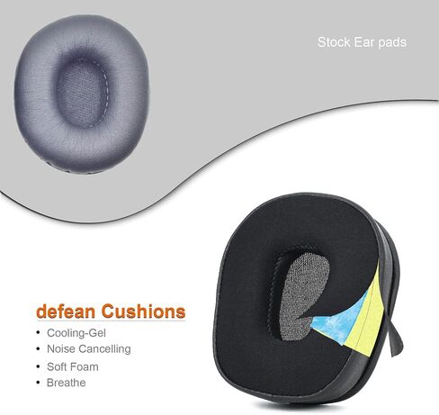 B350XT Ear Pads and Microphone Foam - defean Replacement Ear Cushions Compatible with BlueParrott B350-XT(B350XT B350 XT) Noise Cancelling Trucker Bluetooth Headset (Protein Leather) in Saudi Arabia