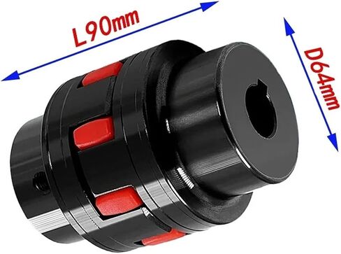XL3 D64L90 12/14/20/22/26/28/38/38MM GR28 كرات محرك CNC CROM CROFK SPIDER GLUM STELL COUPLIN COUPLIN 1PCS (14x24) in Saudi Arabia