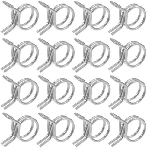 مشبك خرطوم ، مشابك خرطوم ، 10pcs/مجموعة 6 مم 12 ملم خط خرطوم الأنابيب مقاطع نابض المشابك مجموعة الأنبوب مقاطع نابض للدراجات النارية (9 ملم) in Saudi Arabia