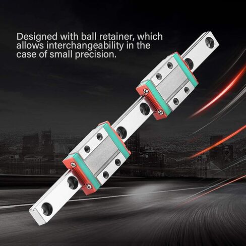 Hapivida MGN9B 150mm Linear Guide 9mm Width with 2pcs Rail Block for DIY CNC Routers Lathes Mills and 3D Printer in Kuwait