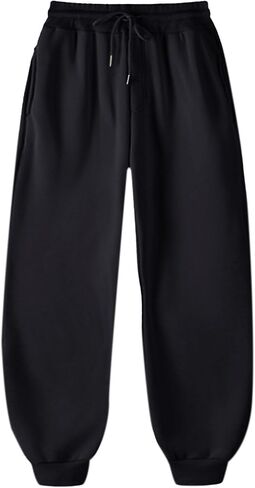Plus Size Sweatpants Women Baggy Joggers Casual Drawstring High Waisted Workout Lounge Pant Pockets in Saudi Arabia