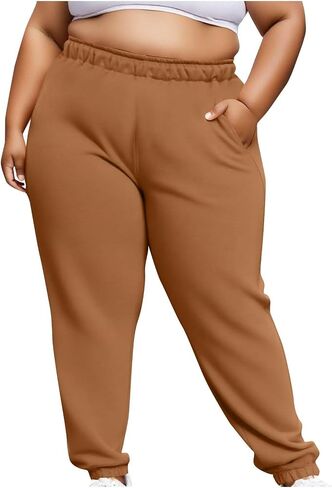 Womens High Sweatpants Casual Baggy Joggers Loose Athletic Cycling Running Sports Pants Outdoor Street Lounge Trouser in Saudi Arabia