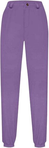 Baggy Sweatpants for Women Plus Size High Waisted Joggers Pocket Soild Drawstring Sport Casual Workout Pant in Kuwait