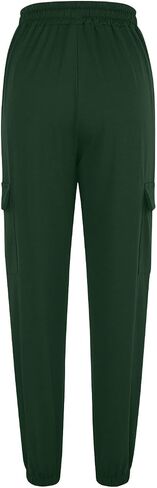 Cargo Sweatpants for Women Oversized Fleece Joggers Fall Fashion Outfits Y2k Clothes Sweatpant Pockets in Saudi Arabia