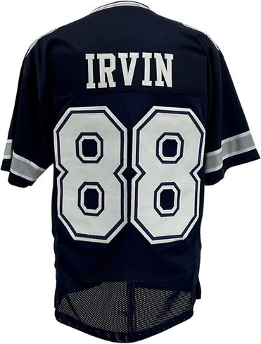 مايكل إيرفين جيرسي البحرية الأزرق دالاس | أحجام للجنسين للبالغين S-5XL غير موقعة مخصصة مخيط مخيط in Kuwait