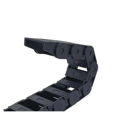 كابل سلسلة السحب R38 18x18 18x25 18x37 18x50 سلاسل الكبلات نوع الجسر نوع السحب البلاستيكي شبه مختلط L 1M لجهاز التوجيه CNC (18x25 مم) in Kuwait