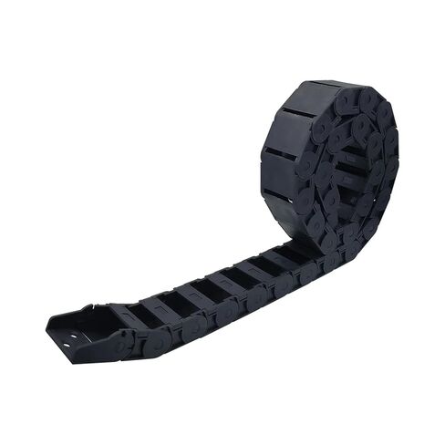 كابل سلسلة السحب R38 18x18 18x25 18x37 18x50 سلاسل الكبلات نوع الجسر نوع السحب البلاستيكي شبه مختلط L 1M لجهاز التوجيه CNC (18x25 مم) in Kuwait