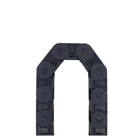 كابل سلسلة السحب R38 18x18 18x25 18x37 18x50 سلاسل الكبلات نوع الجسر نوع السحب البلاستيكي شبه مختلط L 1M لجهاز التوجيه CNC (18x25 مم) in Kuwait