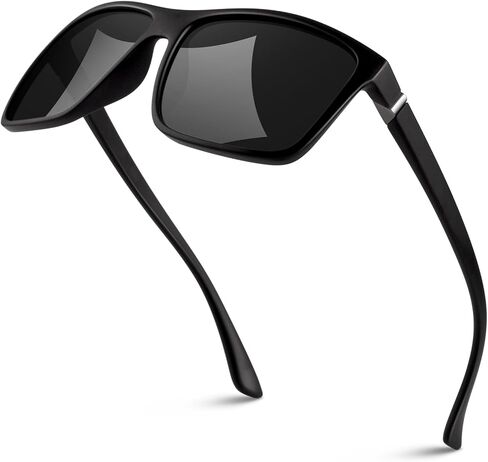 نظارات شمسية مستقطبة من Gqueen Retro Men Womens Sports UV400 حماية إطار مربع مستطي in Saudi Arabia