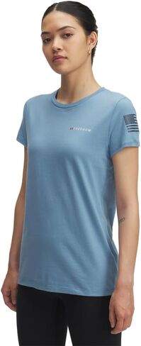 Under Armour Women's Freedom Banner Short Sleeve T Shirt in Saudi Arabia