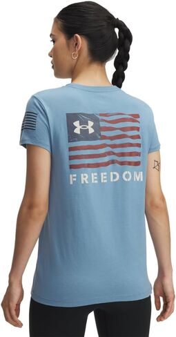 Under Armour Women's Freedom Banner Short Sleeve T Shirt in Saudi Arabia