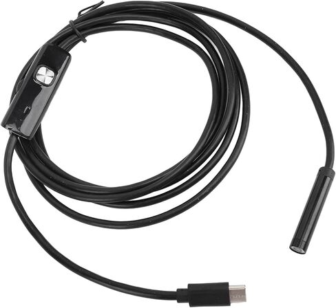 USB C Endoscope Camera, 2MP HD Borescope, Digital Snake Camera Handheld Inspection Camera for Mechanical Internal Structure, 7mm Diameter, 2 Meter Length in Saudi Arabia