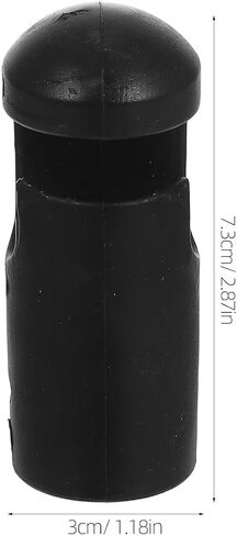 Garneck 8pcs Trampoline Pole Caps Replacement Rod Covers Plastic Black Pole Covers for Trampoline Tools Parts in Kuwait