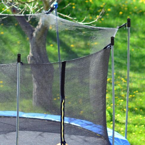 Garneck 8pcs Trampoline Pole Caps Replacement Rod Covers Plastic Black Pole Covers for Trampoline Tools Parts in Kuwait