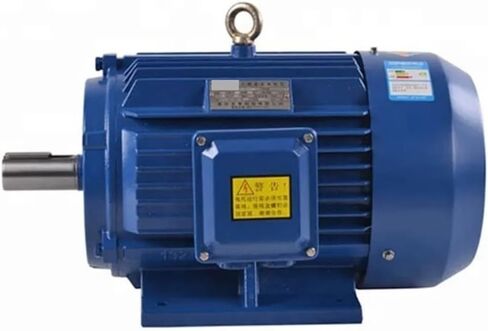 محرك غير متزامن YE2-180M-4 محرك غير متزامن ثلاثية المراحل 380V 50Hz 18.5KW 1430RPM الجسم الأزرق B3 أفقي in Saudi Arabia