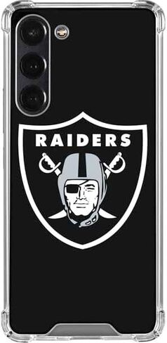 Skinit Clear Phone Case متوافق مع Galaxy S24 Fe - NFL Las Vegas Raiders مرخص رسميًا in Saudi Arabia