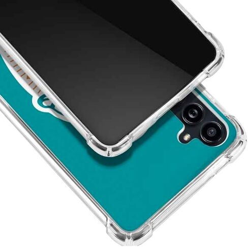 Skinit Clear Phone Case متوافق مع Galaxy A54 5G - تصميم شعار NFL Miami Dolphins المرخص رسميًا in Saudi Arabia