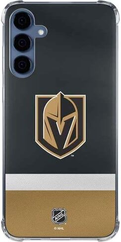 Skinit Clear Phone Case Compatible with Galaxy S24 - Officially Licensed NHL Vegas Golden Knights Jersey Design in Saudi Arabia