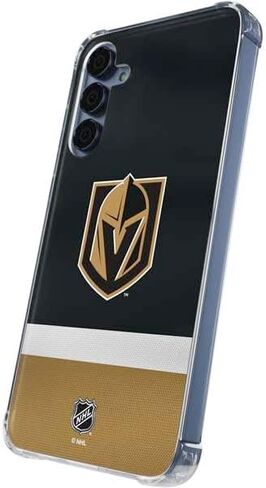 Skinit Clear Phone Case Compatible with Galaxy S24 - Officially Licensed NHL Vegas Golden Knights Jersey Design in Saudi Arabia