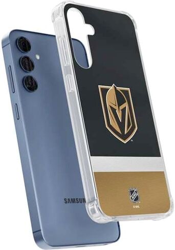 Skinit Clear Phone Case Compatible with Galaxy S24 - Officially Licensed NHL Vegas Golden Knights Jersey Design in Saudi Arabia
