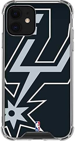 علبة الهاتف Clear Clear متوافقة مع iPhone 12 - NBA San Antonio Santonio Spurs مرخص رسميًا in Saudi Arabia