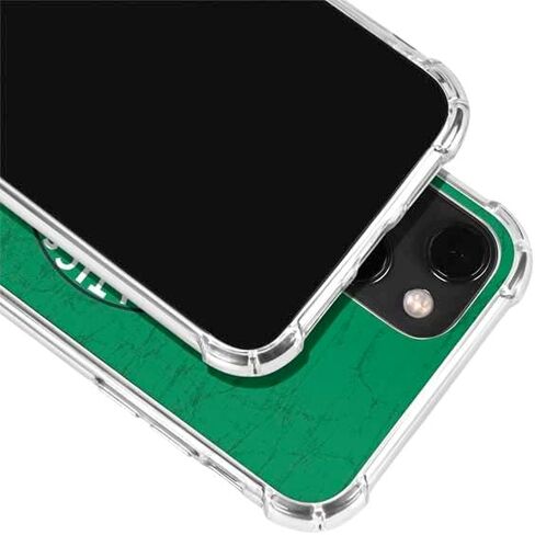 Skinit Clear Phone Case Compatible with iPhone 14 - Officially Licensed NBA Boston Celtics Green Primary Logo Design in Saudi Arabia