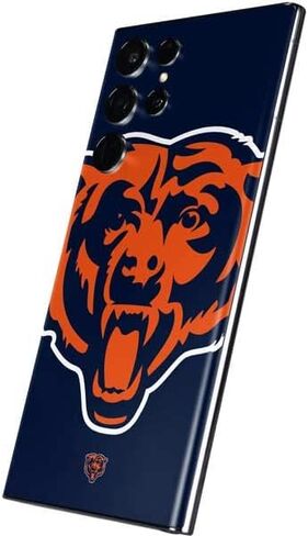 Skinit Phone Decal Skin Compatible with Samsung Galaxy S22 Ultra - Officially Licensed NFL Chicago Bears Large Logo Design in Saudi Arabia