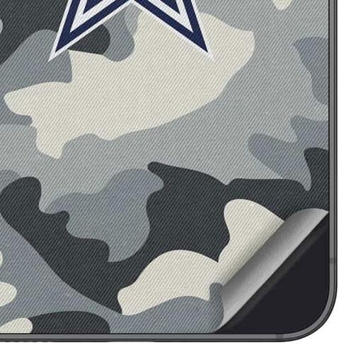 Skinit Decal Phone Skin Compatible with Galaxy S24 - Officially Licensed NFL Dallas Cowboys Retro Logo Design in Saudi Arabia
