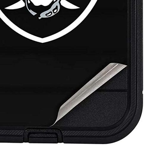 Skinit Decal Phone Skin Compatible with OtterBox Defender Pro Case for iPhone 12 - Officially Licensed NFL Las Vegas Raiders Large Logo Design in Saudi Arabia