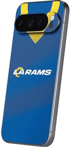 Skinit Decal Phone Skin Compatible with Google Pixel 9 Pro - Officially Licensed NFL Los Angeles Rams Design in Saudi Arabia