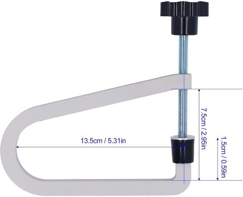 مشبك جسر الجيتار الصوتي ، مصبوب من الصلب العميق الحلق U ، Deep Reach C Clamp Guitar Bridge الذي يحمل أدوات Luthier للقيثارات الصوتية الكلاسيكية ، القيثارة ، المندولين in Saudi Arabia