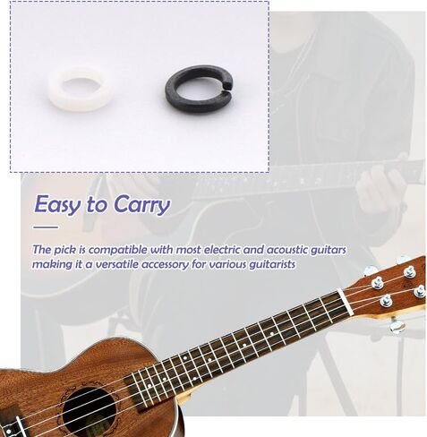 30 PCS فاصل موالف الجيتار ، غسالات ضبط الغيتار ، غسالات موالف ربط ربط الوغز للقيثارات الكهربائية الصوتية ، ملحقات الغيتار الكهربائي ، 15 جهاز كمبيوترا أبيض البلاستيك ، 15 pcs أسود معدني in Kuwait