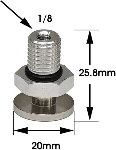 1Pcs Sucker Vacuum PF/PFG/PA Pad Suction Cups Plastic Nozzle(1-8 Fitting Set) in Saudi Arabia