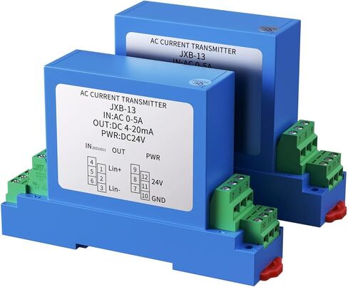 AC DC 0-1000V Voltage Transmitter to 4-20mA 0-10V 0-5V RS485 Voltage Sensor DC24V 0-100V 0-200V 0-500V Voltage Transducer(Output 1-5V,AC 0-300V_DC24V) in Saudi Arabia