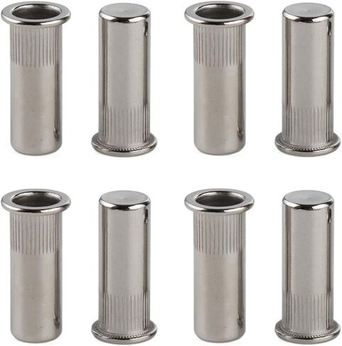 80pcs Flat Head Rivet Nuts Sealed Stainless Steel Blind Threaded Inserts Nut Closed End Hermetic Waterproof Nut (Size : M6) in Saudi Arabia