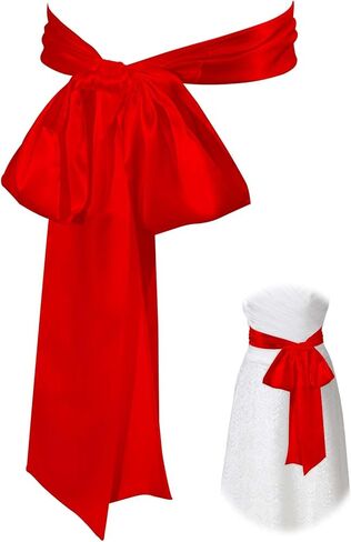 حزام شيفون الشيفون الطويل لللباس حزام الخصر لحفل الزفاف وصيفات الشرف. in Kuwait