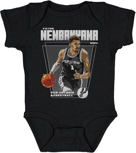 500 LEVEL Victor Wembanyama San Antonio Spurs One-Piece Infant Bodysuit - Victor Wembanyama San Antonio Spurs Premiere in Saudi Arabia
