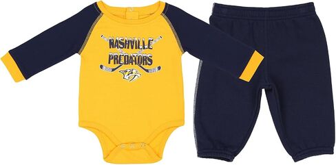 Outerstuff NHL Newborn and Infant 2-Piece Long Sleeve Creeper and Pants Outfit (0m - 18m) in Saudi Arabia