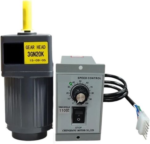 محرك غير متزامن 3IK15RGN-A AC ترس مع منظم السرعة 15W 110V السرعة القابلة للتعديل مرحلة واحدة غير متزامنة العزم (0-37 دورة في الدقيقة) in Saudi Arabia