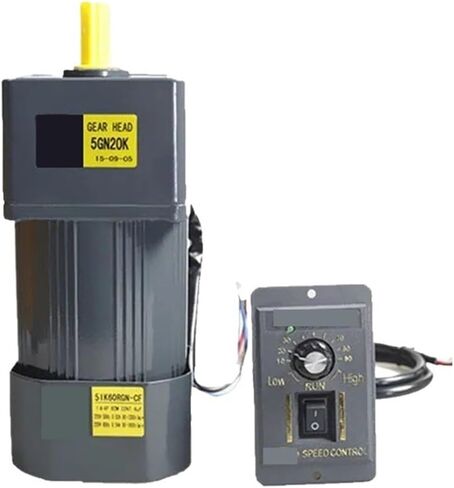 asynchronous motor 60W 220V AC Gear Motor With Speed Regulator Adjustable Speed 5IK60RGN-CF Asynchronous Motor Shaft diameter 15mm(0-108RPM) in Saudi Arabia