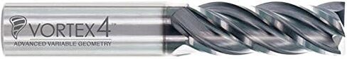 EX3-0822-SQ Extreme3 Carbide End Mill - 3 Flute x 1/2'' Tip x 1/2'' Shank x 1 3/8'' Length of Cut x 3'' Overall Length w/ AlTiN-X Nano Coating in Saudi Arabia