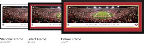 Blakeway Worldwide Panoramas ، Inc. San Francisco 49ers - المباراة النهائية في Candlestick Park - Panoramic Print in Saudi Arabia